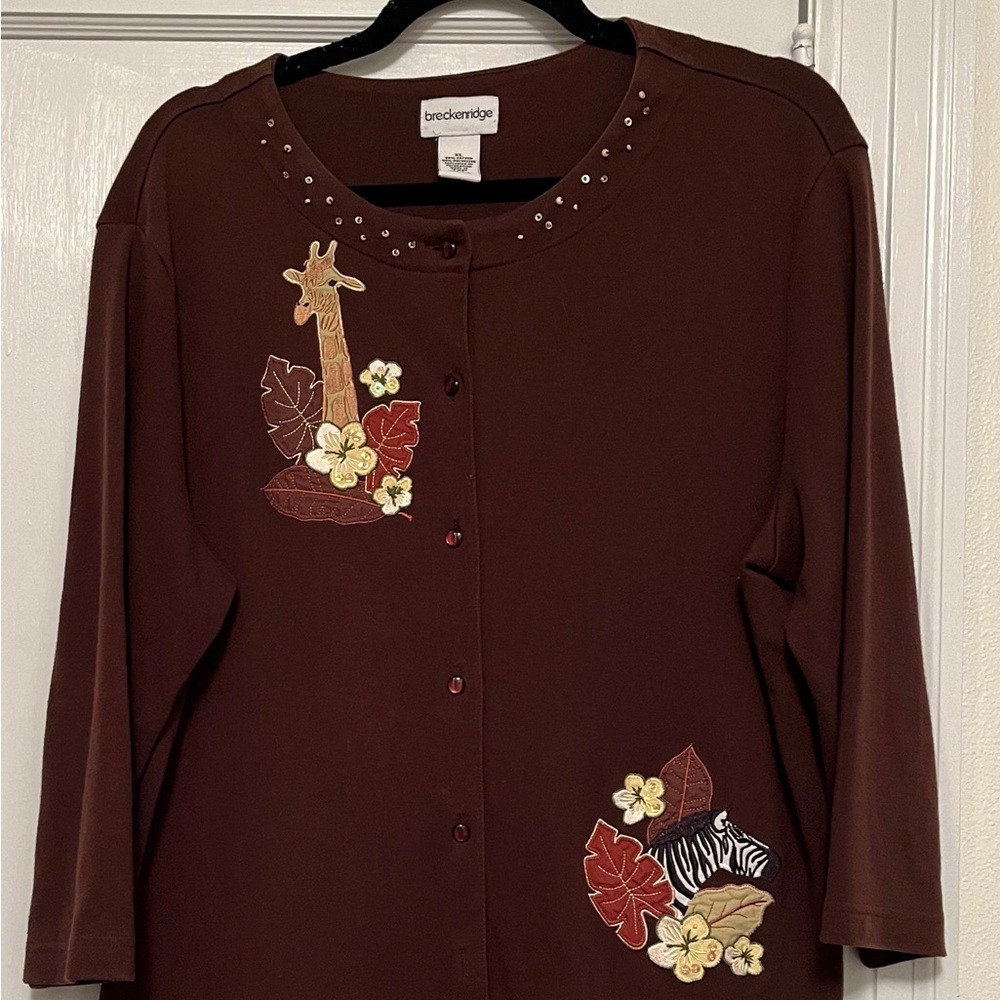 Dark brown Breckinridge jacket size X-Large.